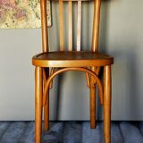 Chaise de bistrot Mahieu en bois courbé début XXème