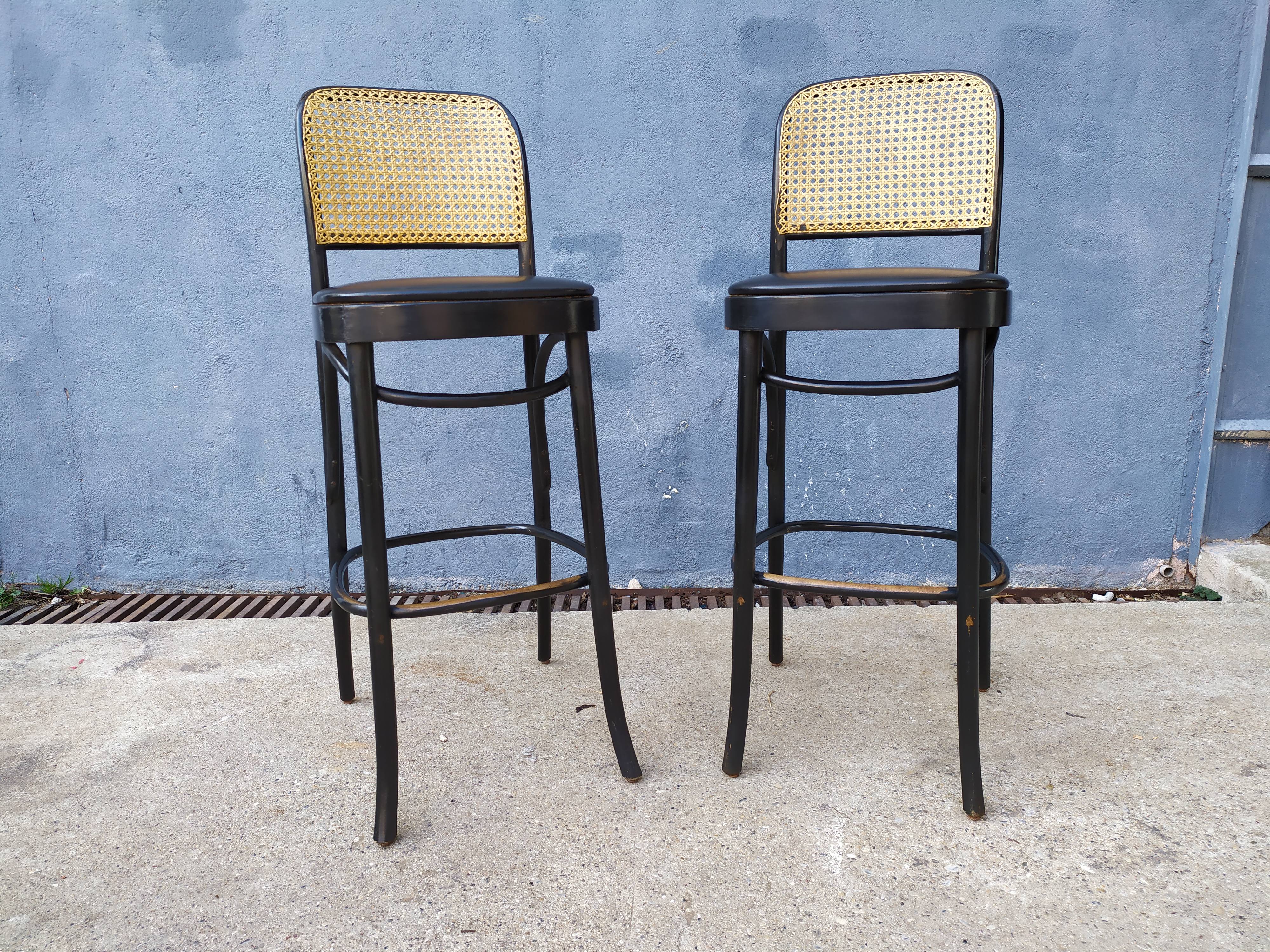 Pair of bistro bar stools
