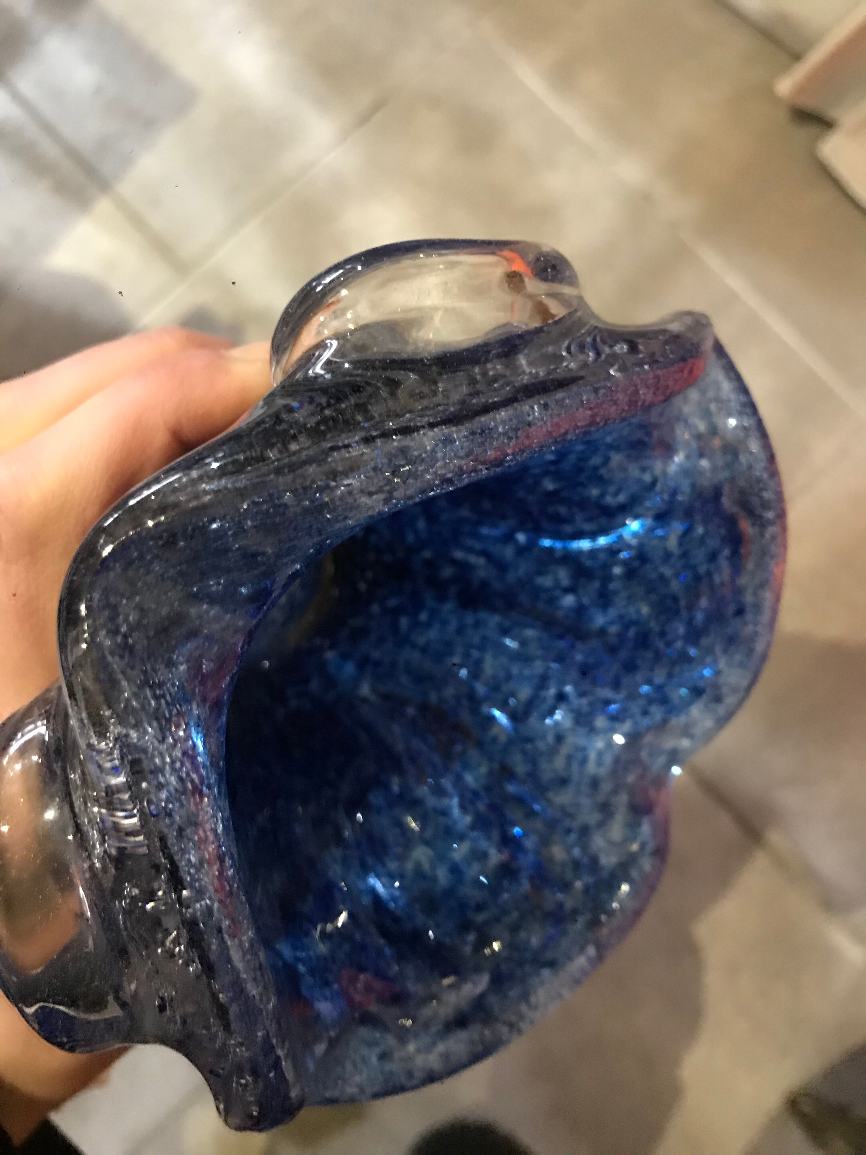 Empty crystal crystal pocket of the popes