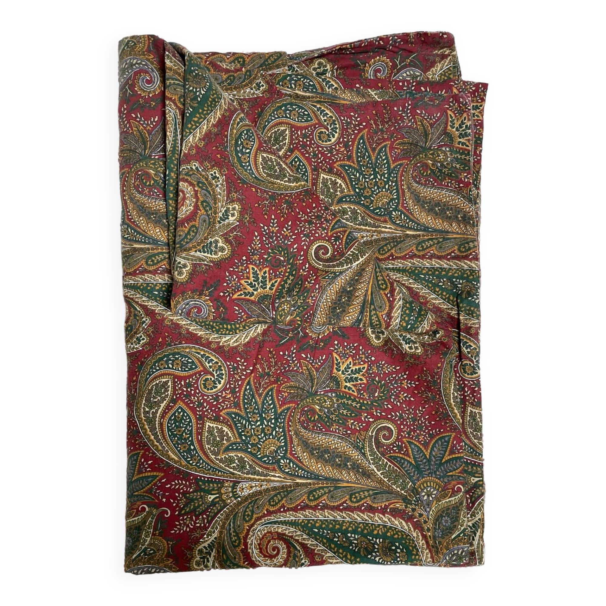 Paisley duvet cover 1980 cotton