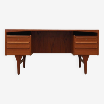 Teak desk, Danish design, 1960s, designer: Vald Mortensen, production: Odense