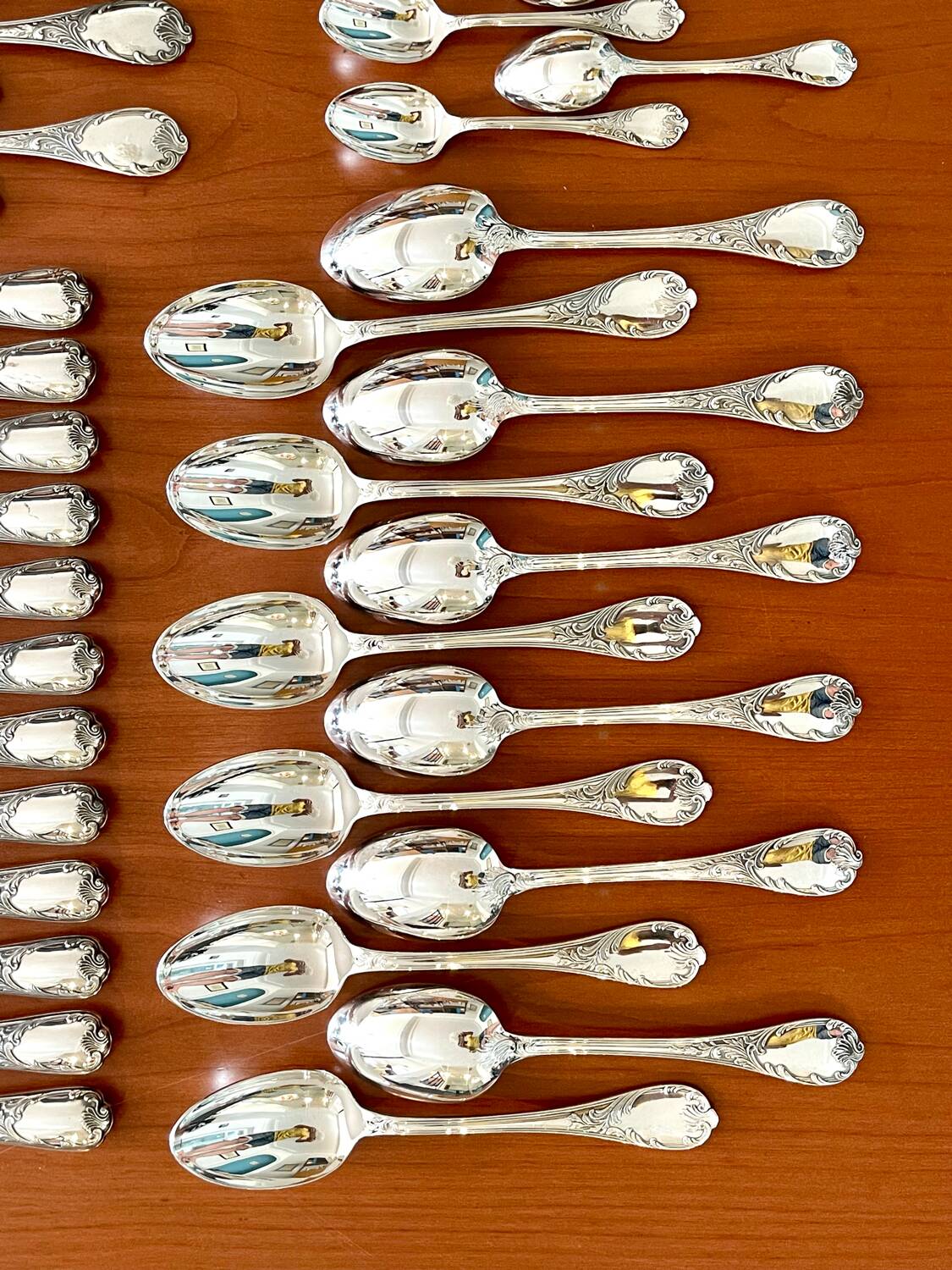 Christofle Marly, 48-piece cutlery set for 12 people, excellent condition