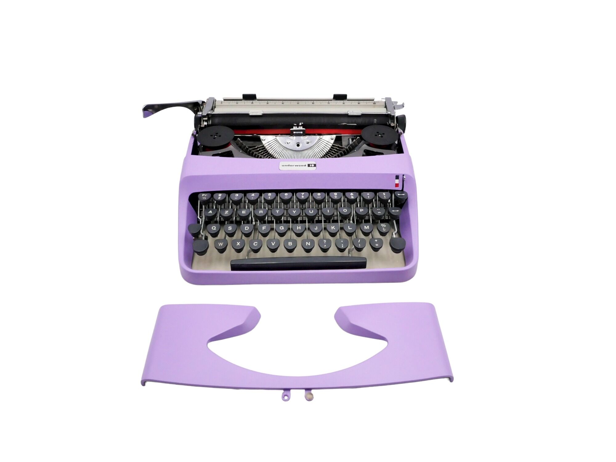 Typewriter underwood 18 lila light vintage revised new ribbon