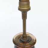 Murano glass lamp with gold glitter