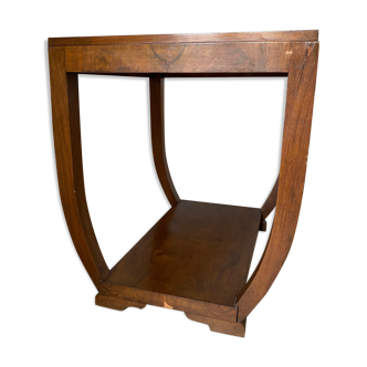 Table vintage en bois vernis