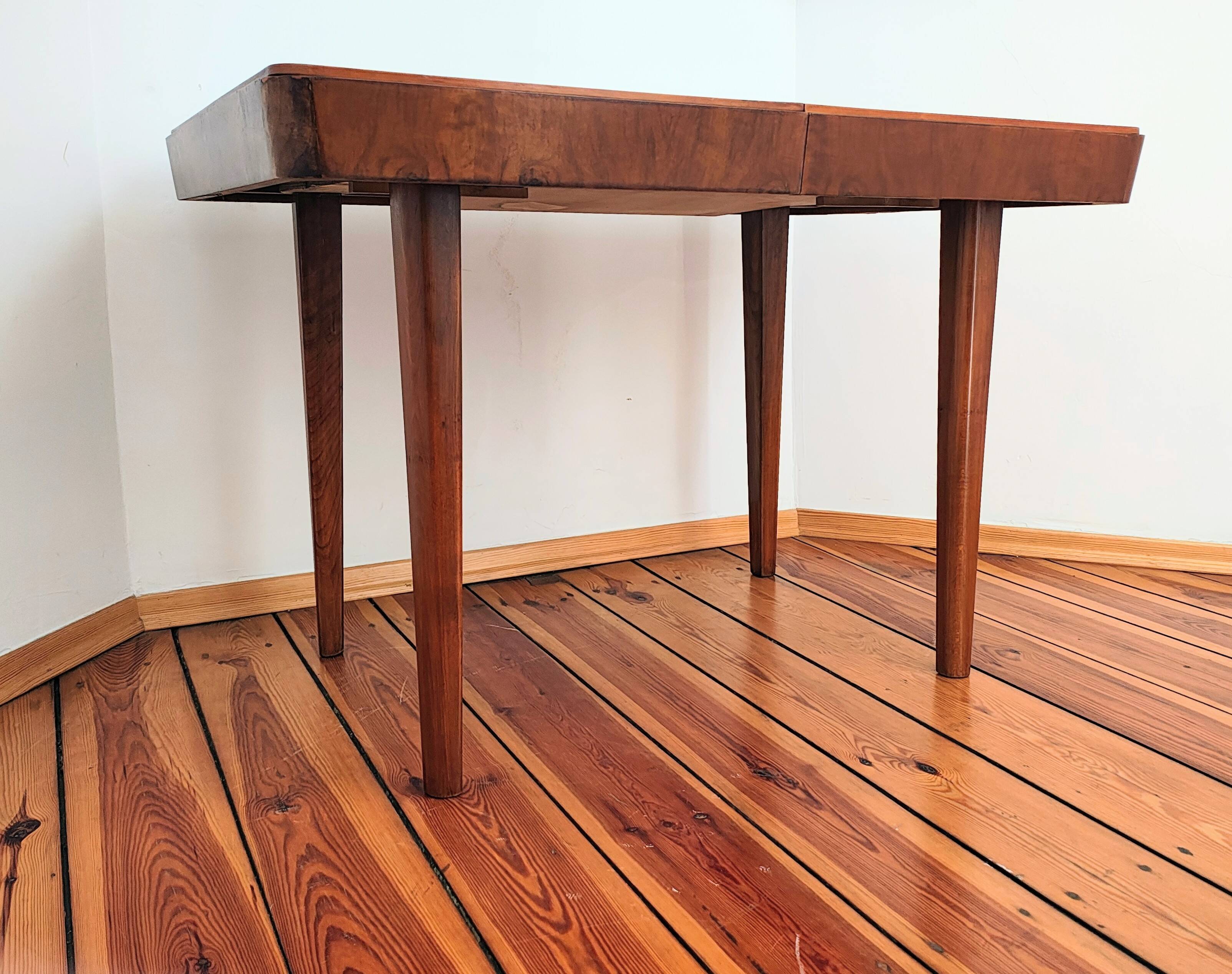 Mid-Century Czech Dining Table by Jindřich Halabala for Up Races, 1950s