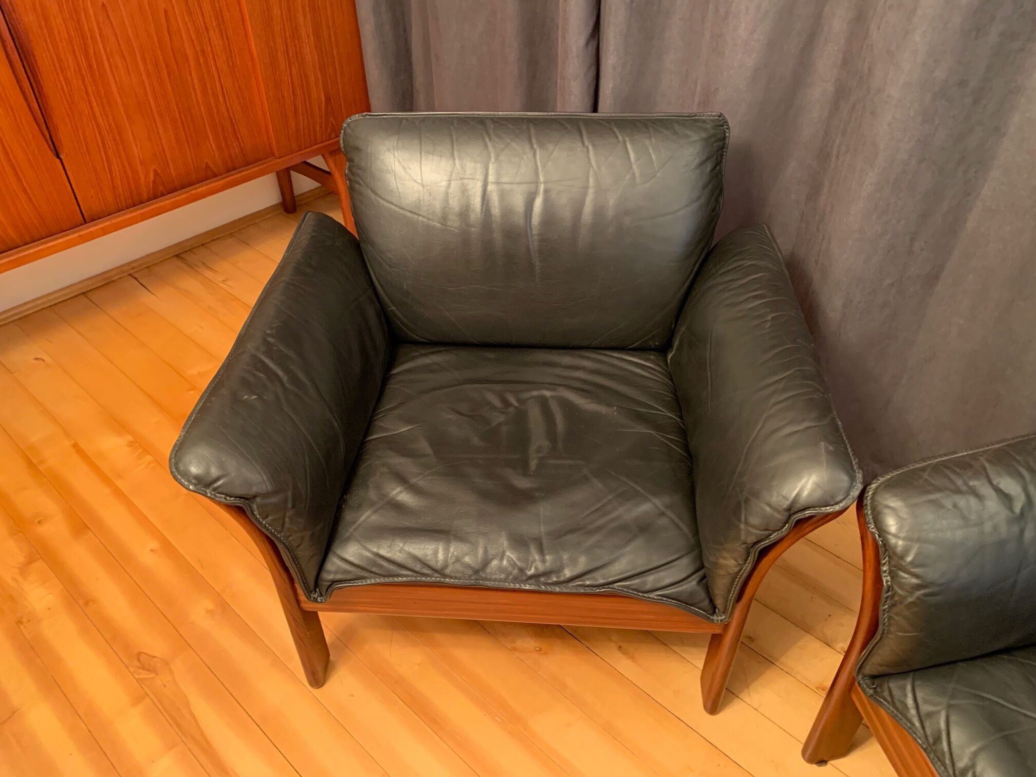 A pair of armchairs, Denmark, 1970s