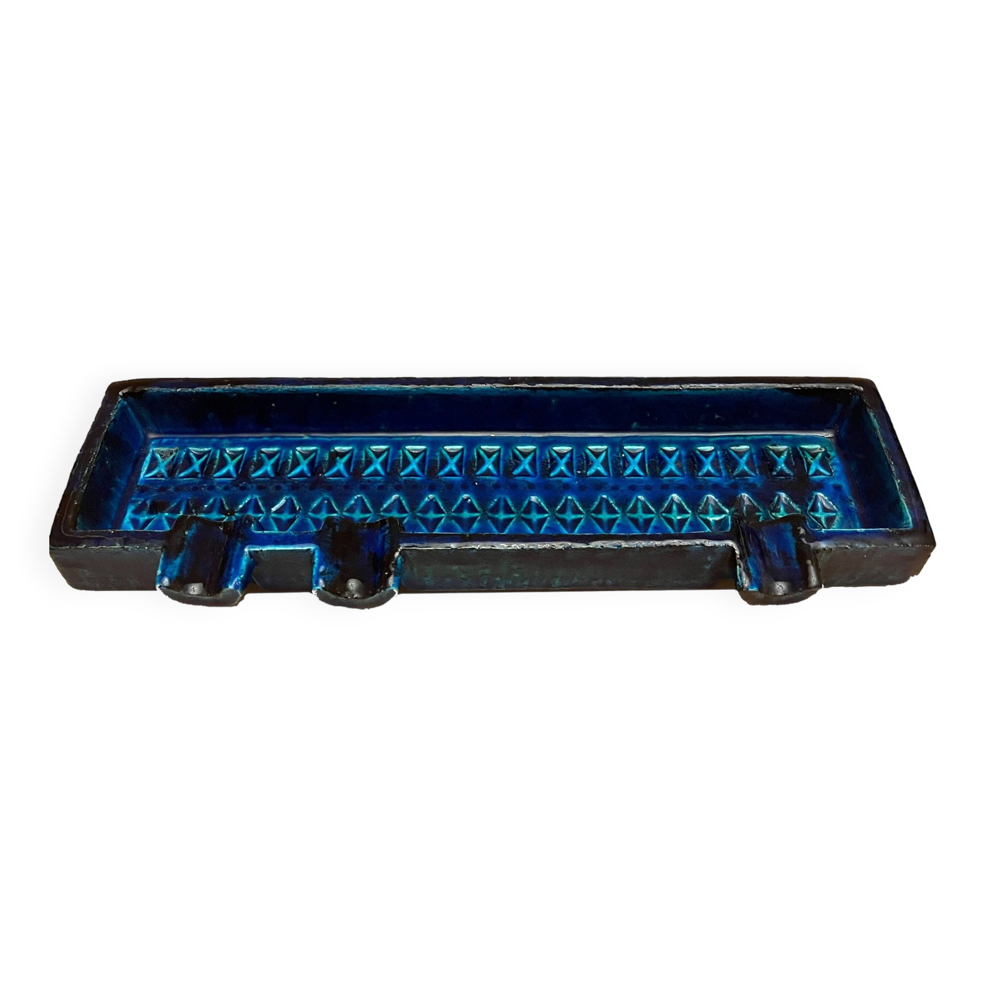 Aldo Londi for Bitossi - Rare Rimini Blue Cigar Ashtray - 1960s