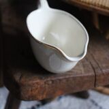 Ecru and gold earthenware sauce boat by Villeroy & Boch