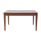 Table basse moderne scandinave de rectangle de bois de rose, années 60