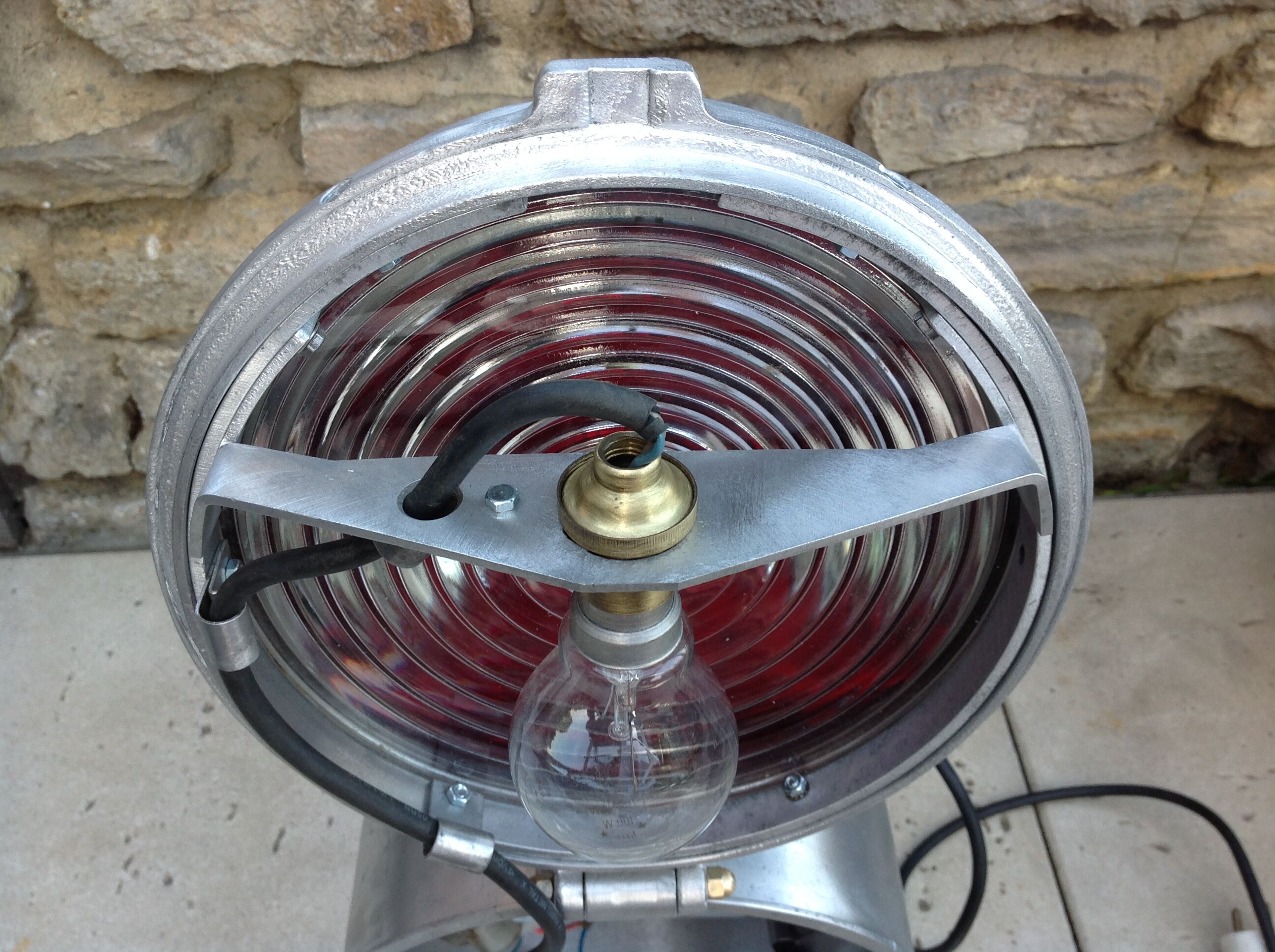 Former SNCF lantern - vintage 70s