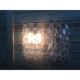 A pair of 2 Murano Glass "poliedri " wall sconce with a gold by SimoEng