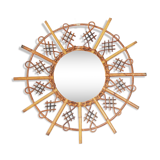 Mirror rattan Sun 59 x 59 cm