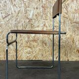 60s 70s steel suede vintage chair Giovanni Carini Planula Libellula