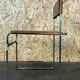 60s 70s steel suede vintage chair Giovanni Carini Planula Libellula