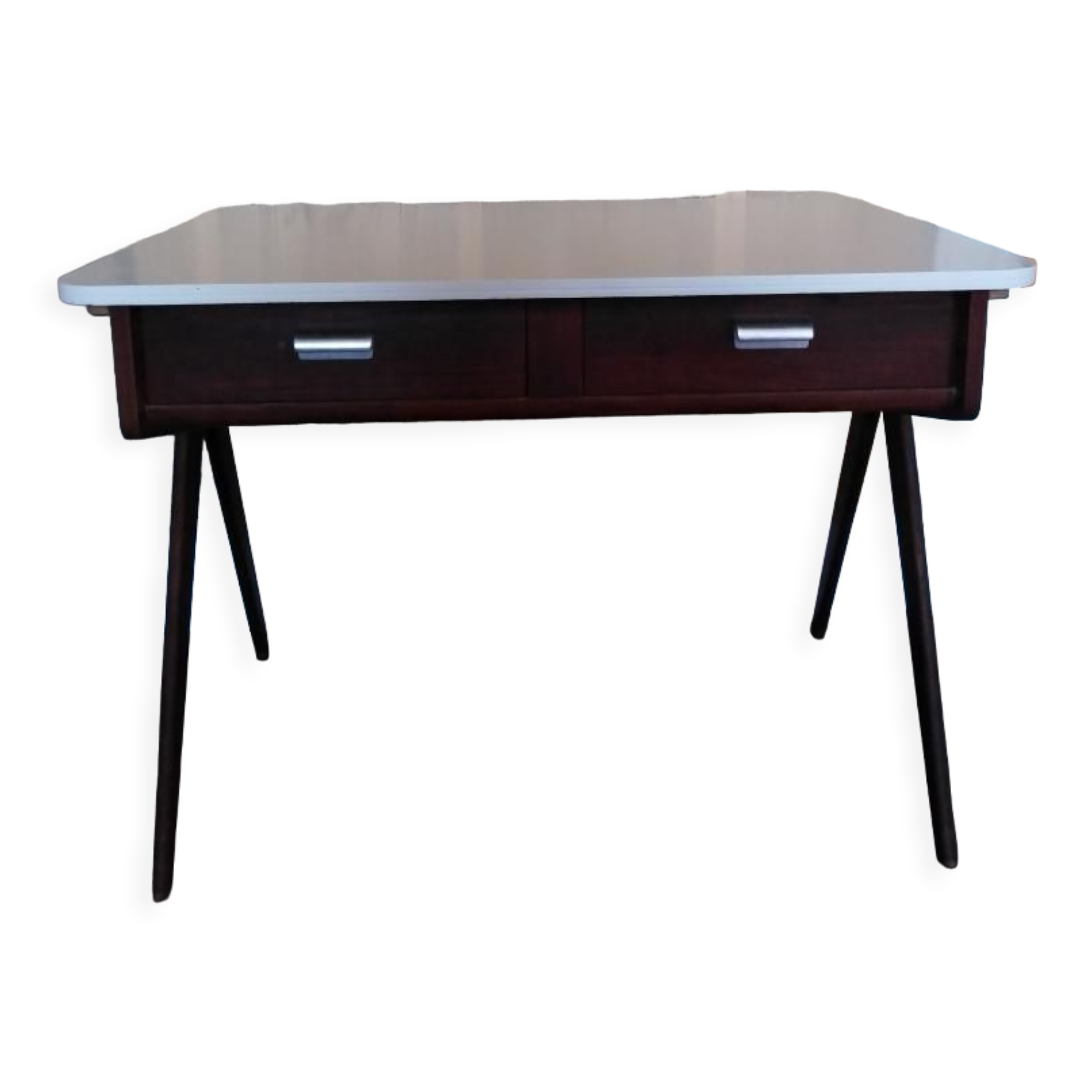 Vintage desk feet compass