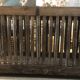 Table Cage with bars Indian bamboo
