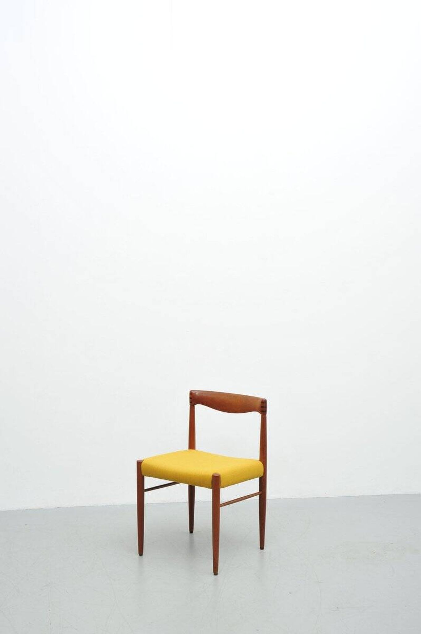 Danish vintage teak dining chairs by HW Klein for Bramin, set of 4