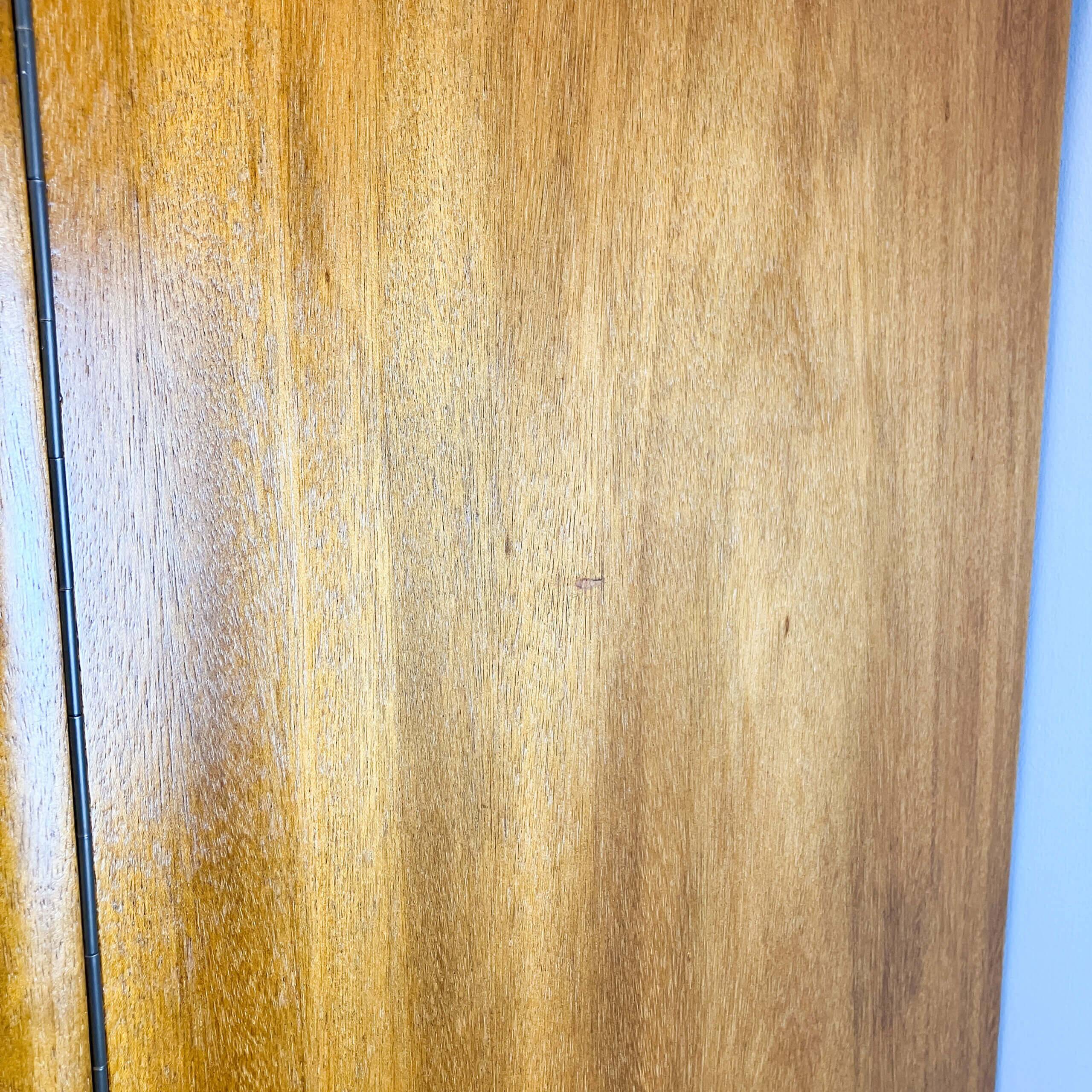 Art Deco cabinet with glass doors, various woods, 1930s