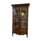 Large old wooden display case