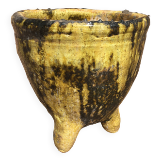 Poterie de tamegroute cache pot émaillée