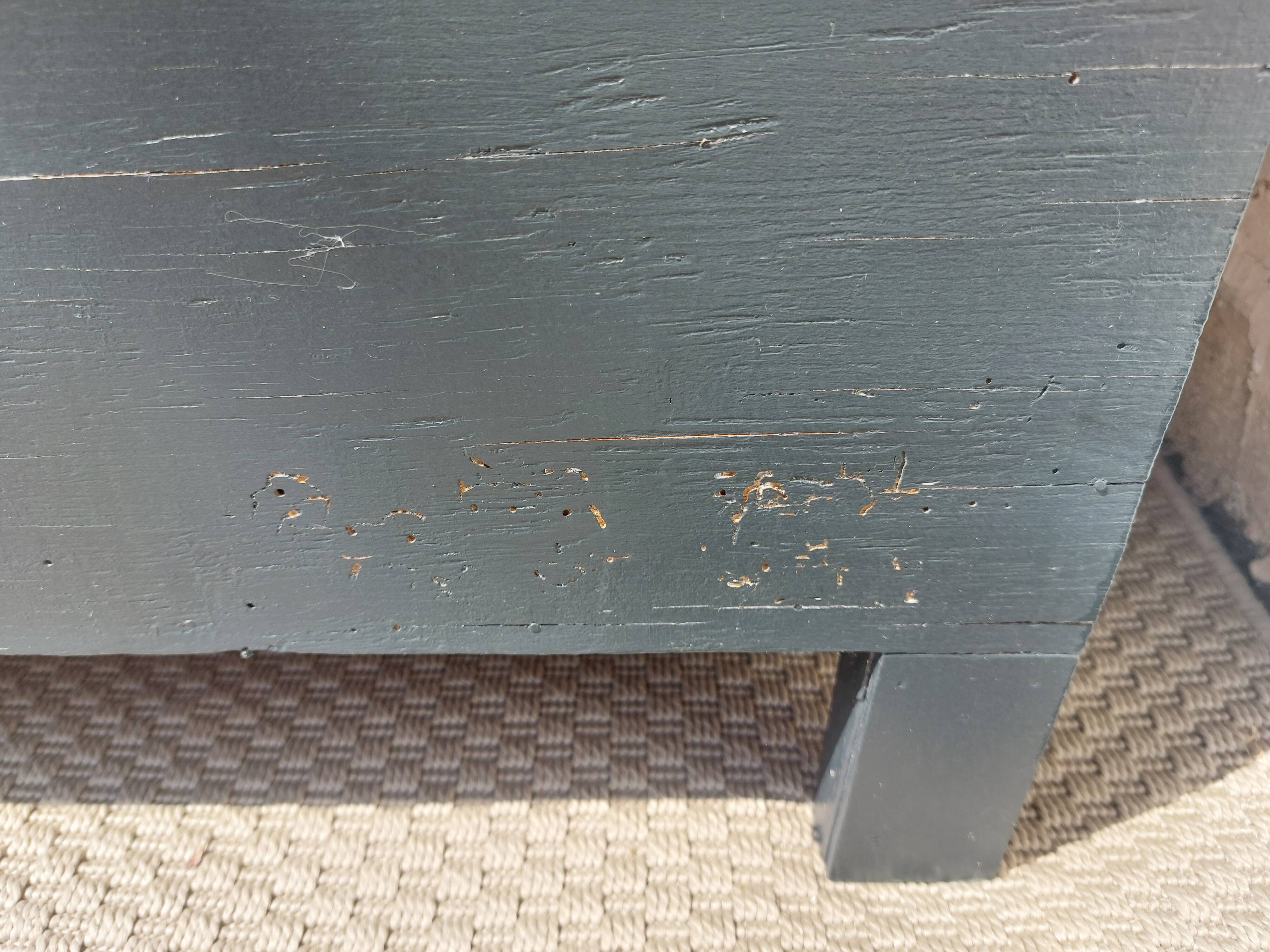 buffet Mado bois poncé et gris anthracite