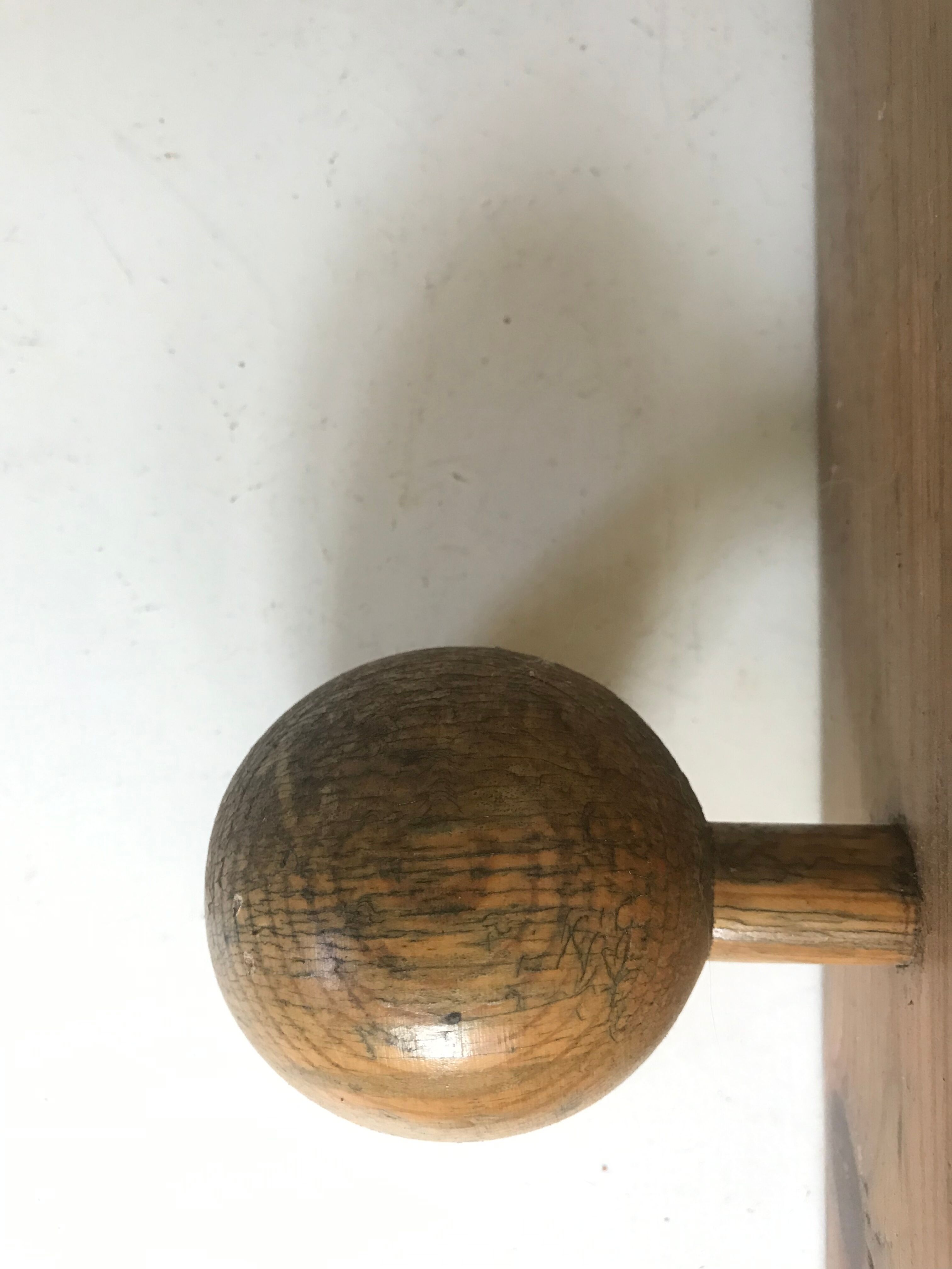 Vintage wooden coat rack