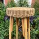 Bamboo side table