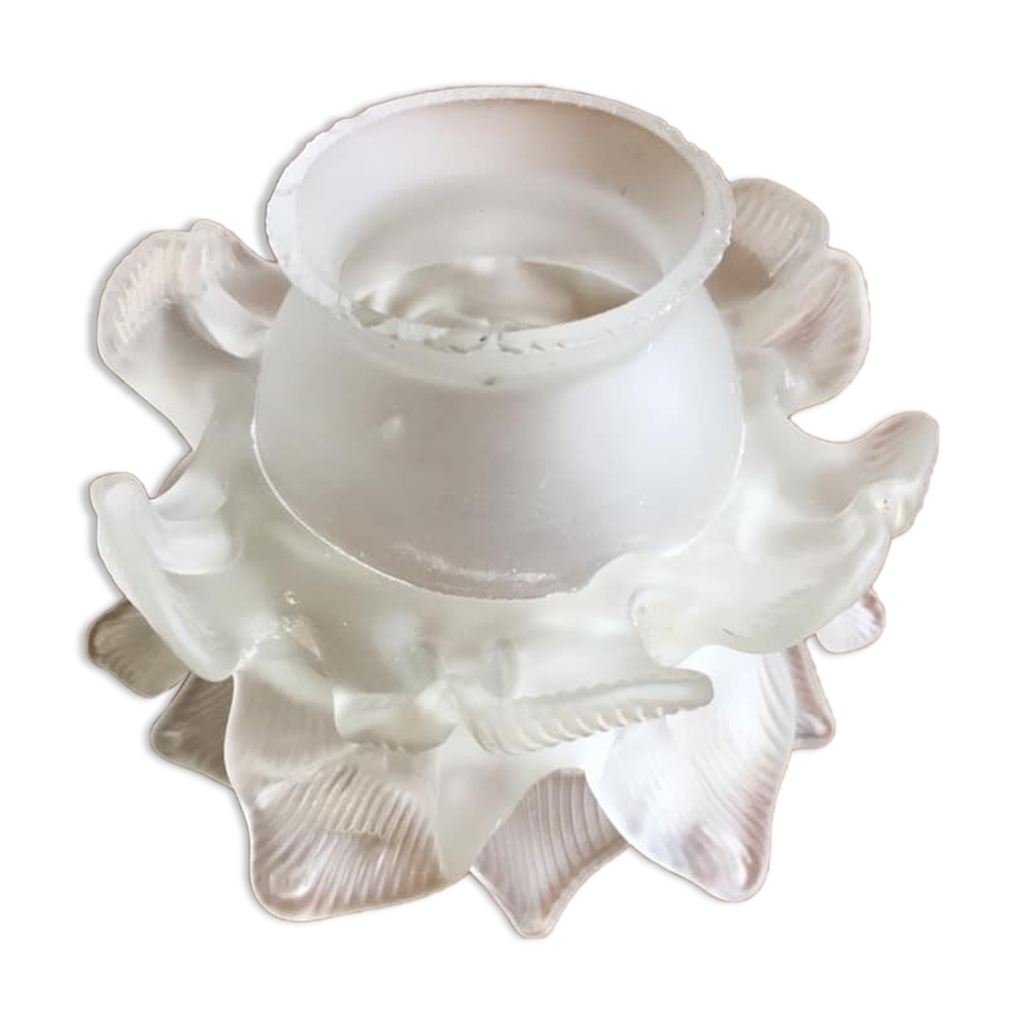 ANCIEN ABAT JOUR de lampe vintage en opaline EUR 12,00 - FR