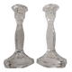 translucent glass candle holders