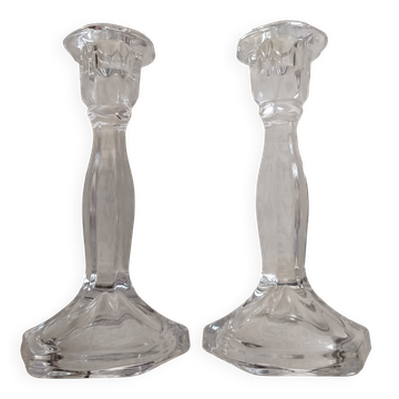 bougeoirs en verre Translucide