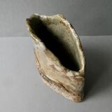 Vase en grès de Claude Gaget, la Borne, années 70