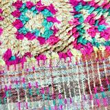 Moroccan Berber carpet hallway Boujaad vintage 280 x 75 cm