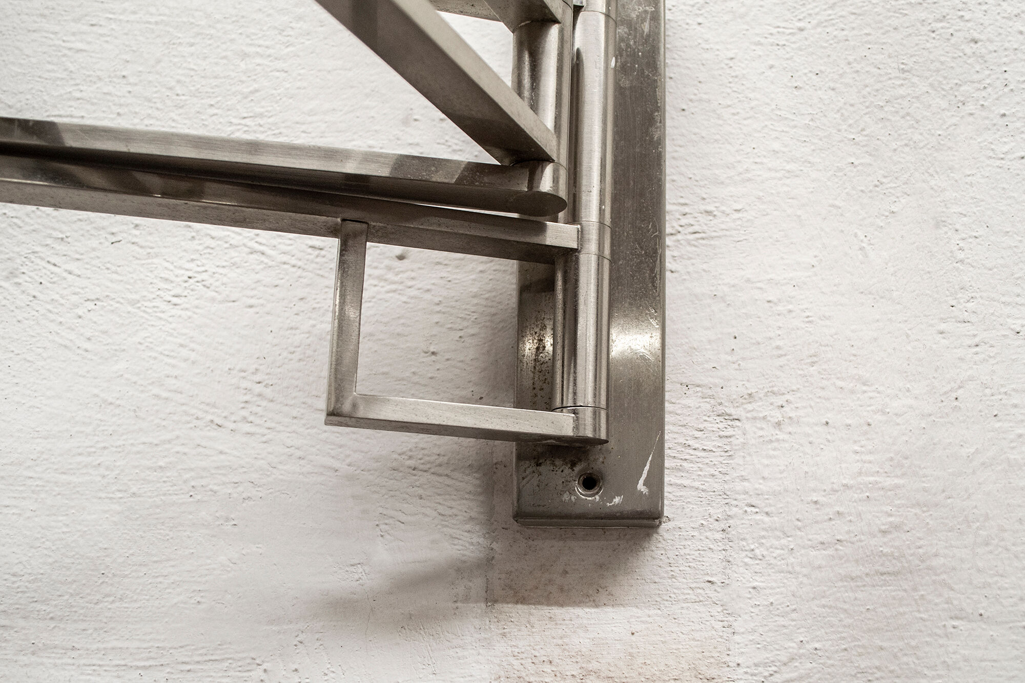 Steel Wall Lamp by Goffredo Reggiani for Reggiani, Italy, 1970s