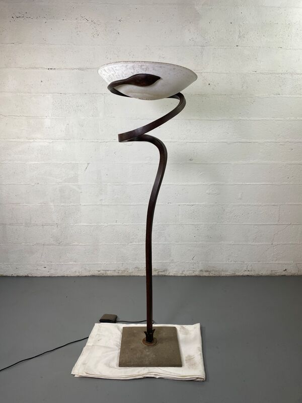 Lampadaire ''Alfea'' Scavo Enzo CiampaliniI pour Lamp International en verre de Murano- 1970