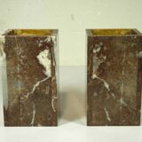 Pair of Art Deco marble bookends
