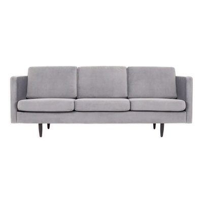 Canapé ALTA argent velour, design scandinave