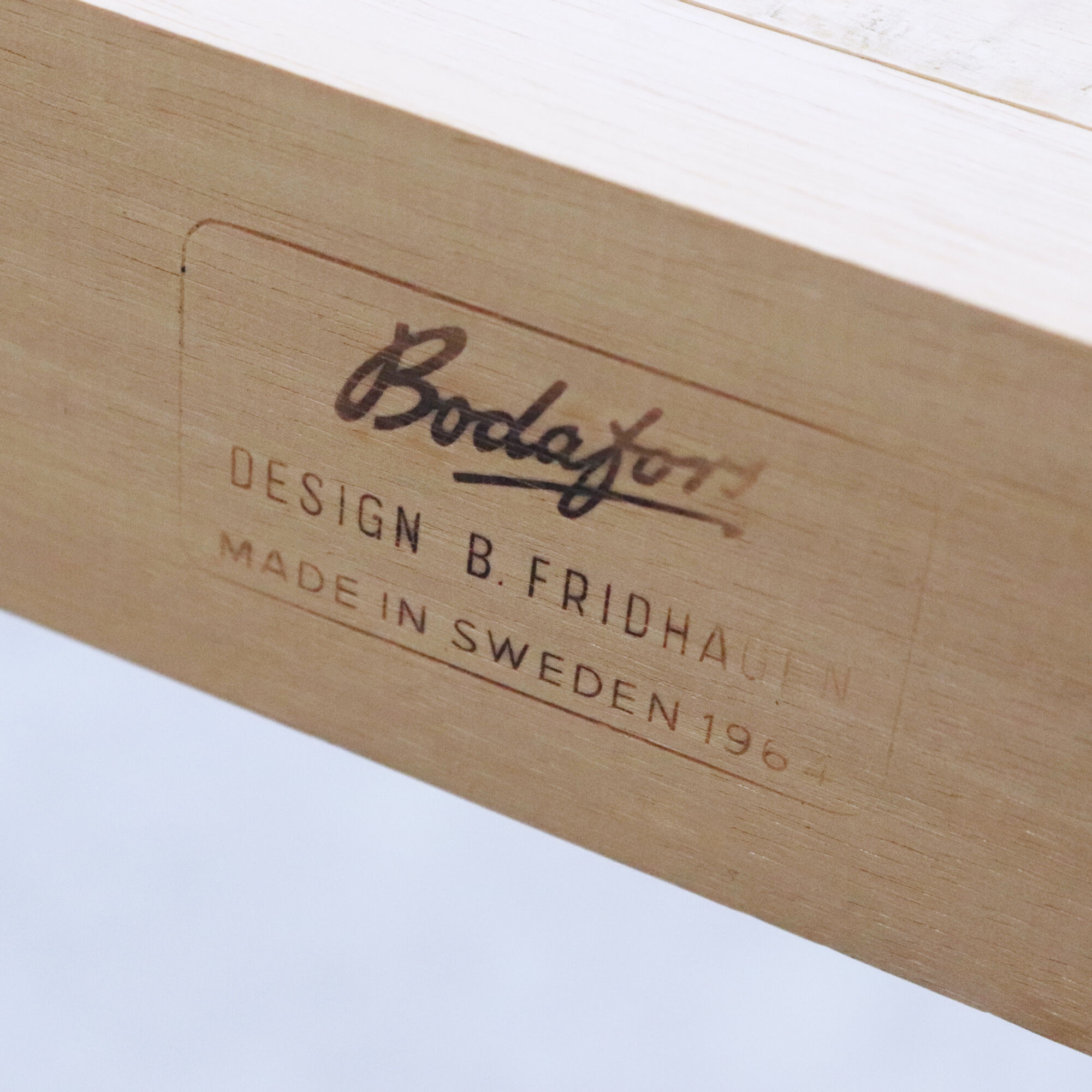 Walnut dining table, Bodafors, 1960