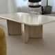 Italian travertine coffee table