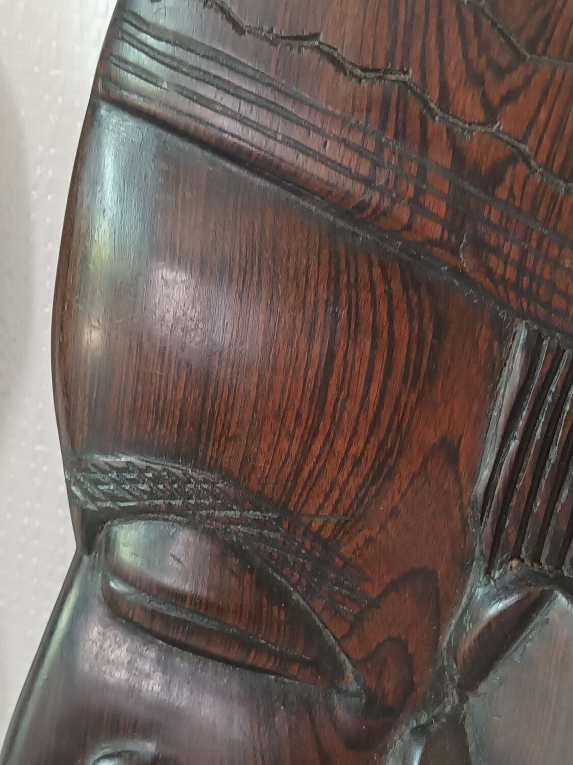 African ebony profile sculptures