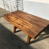 Solid oak farm table
