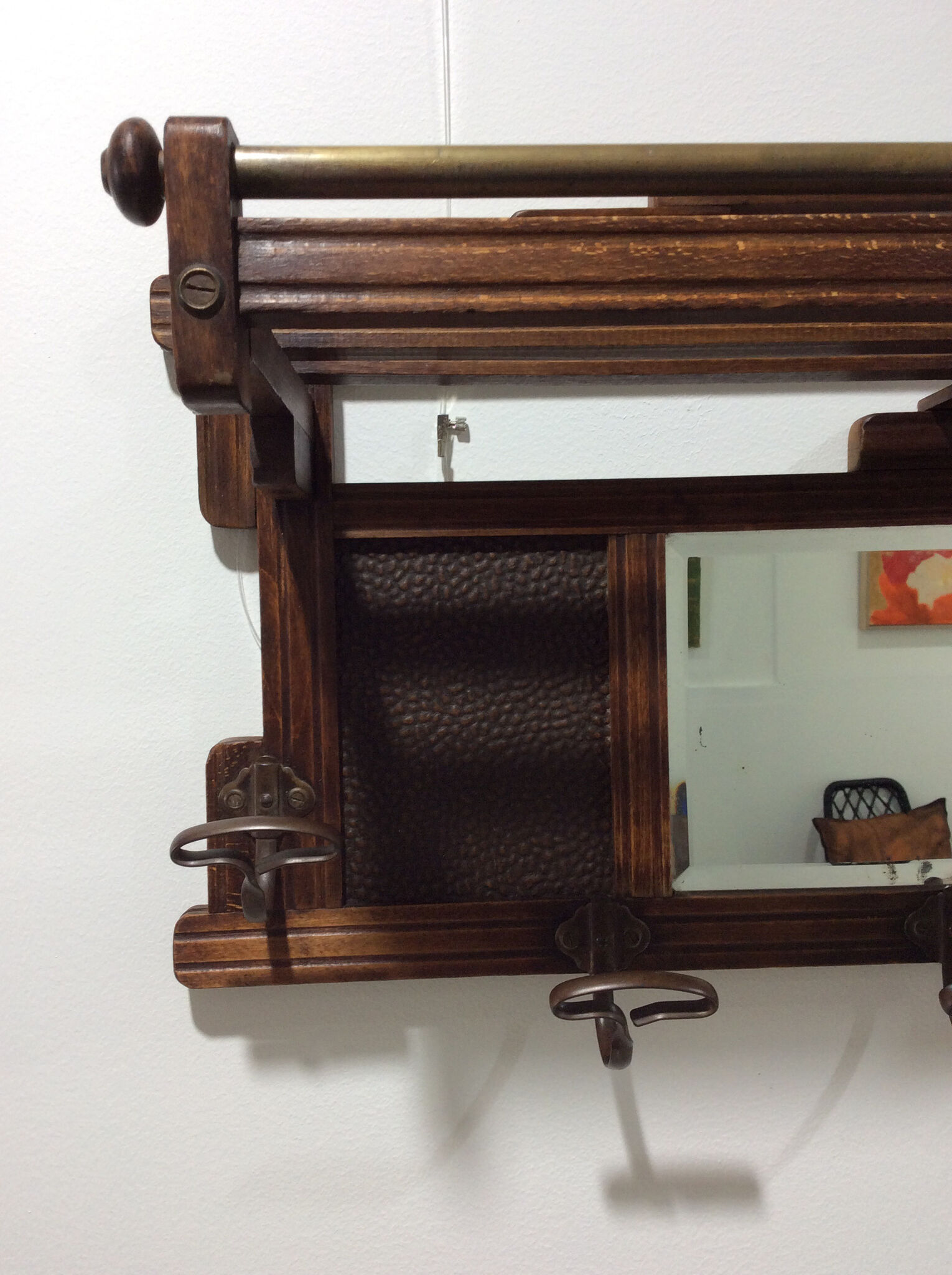 Door wall coat wooden