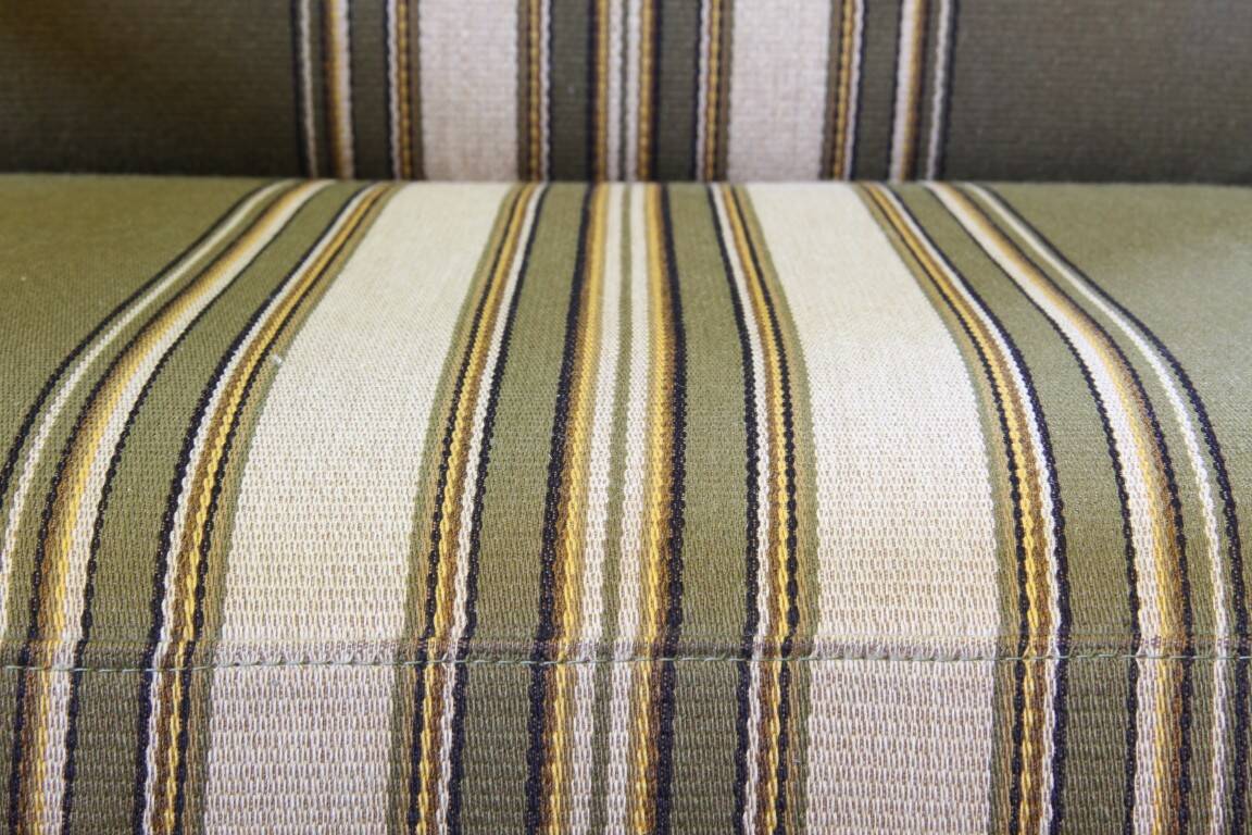 Vintage 1960s Danish low back lounge chairs in light oak, Henning Kjærnulf style