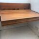 Vintage Scandinavian teak desk by Skaraborgs