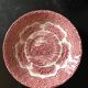 Service à thé anglais en faience rose