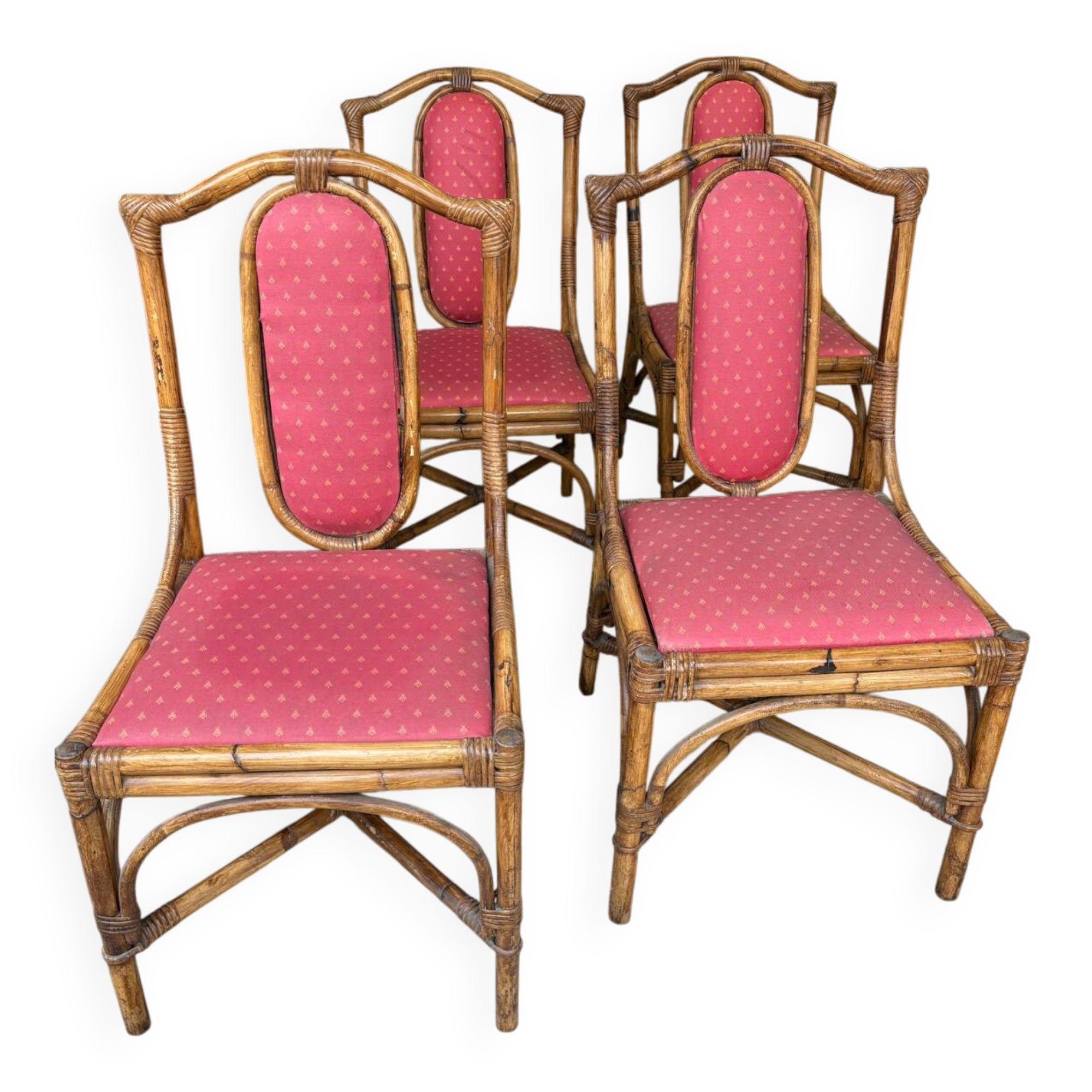 4 rattan chairs