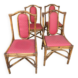 4 rattan chairs