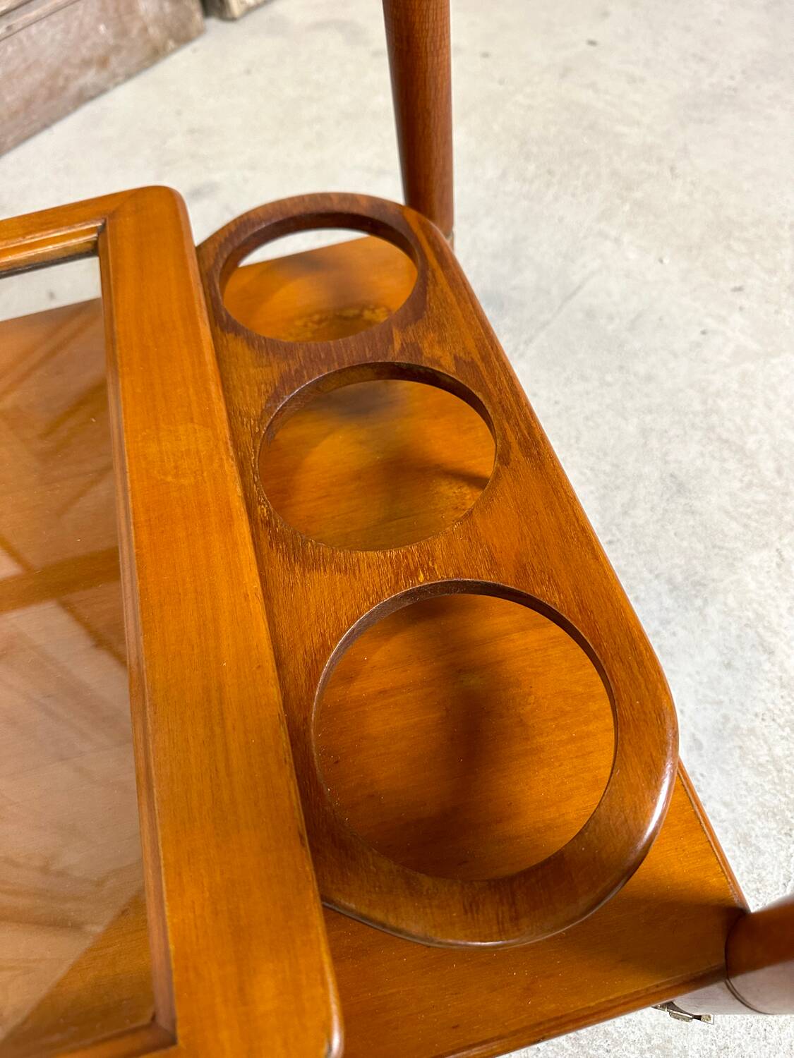 Vintage rolling trolley