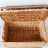 Rattan toy box