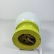 Lot of 2 Oval Table Lamps Wood Space Age Vintage 70s Italy